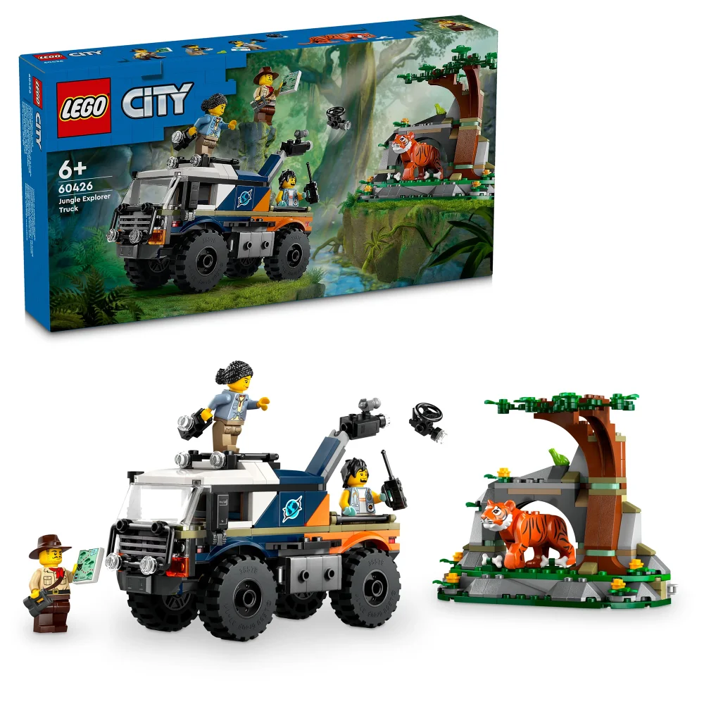 LEGO City Jungle Explorer Off-Road Truck & Toy Tiger 60426 Afbeelding 1