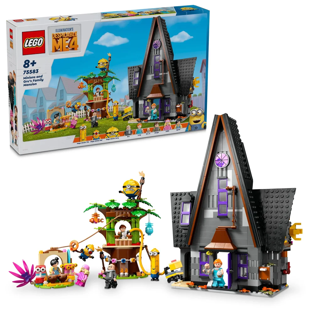 LEGO Despicable Me Minions and Gru's Family Mansion 75583 Afbeelding 1