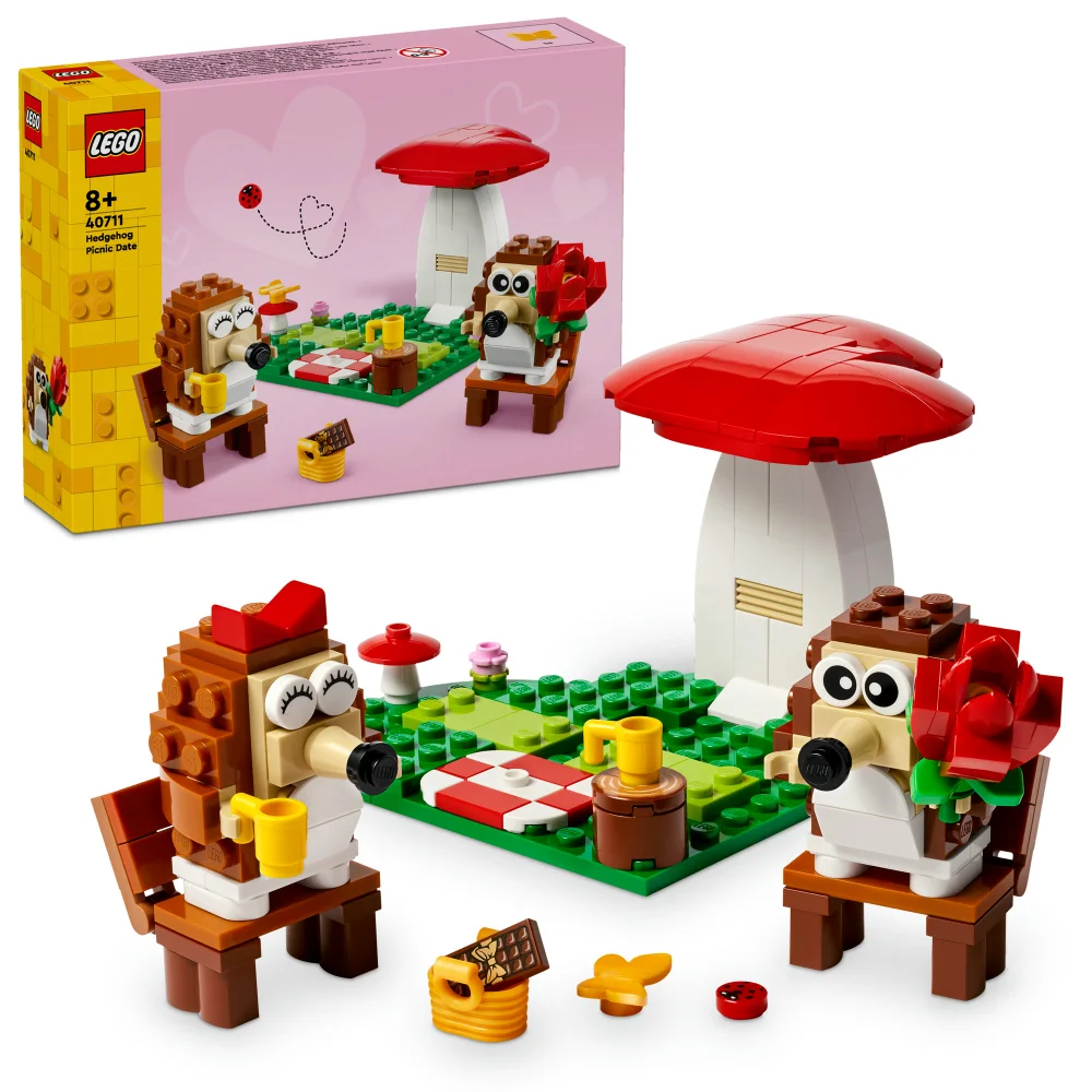 LEGO Hedgehog Picnic Date Set with Toy Animal Figures 40711 Afbeelding 1