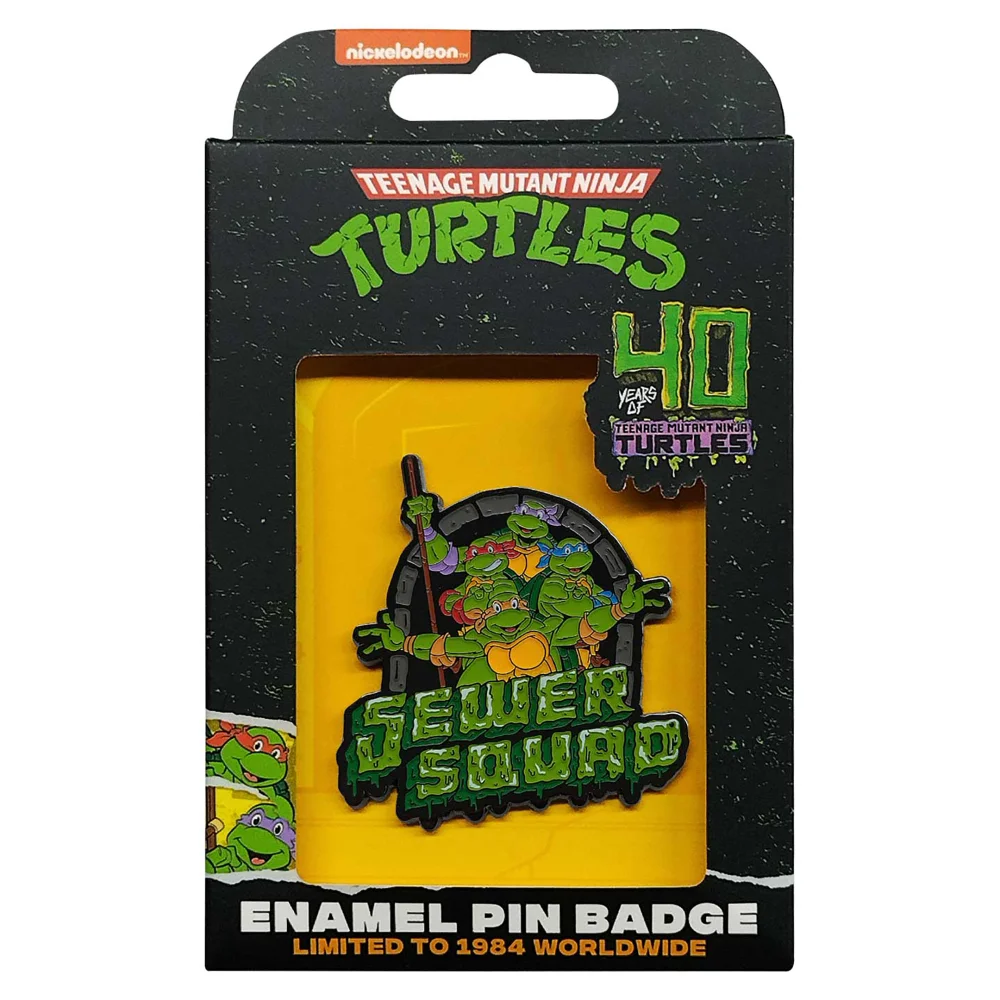 Teenage Mutant Ninja Turtles Limited Edition 40th Anniversary Pin Badge by Fanattik Afbeelding 1