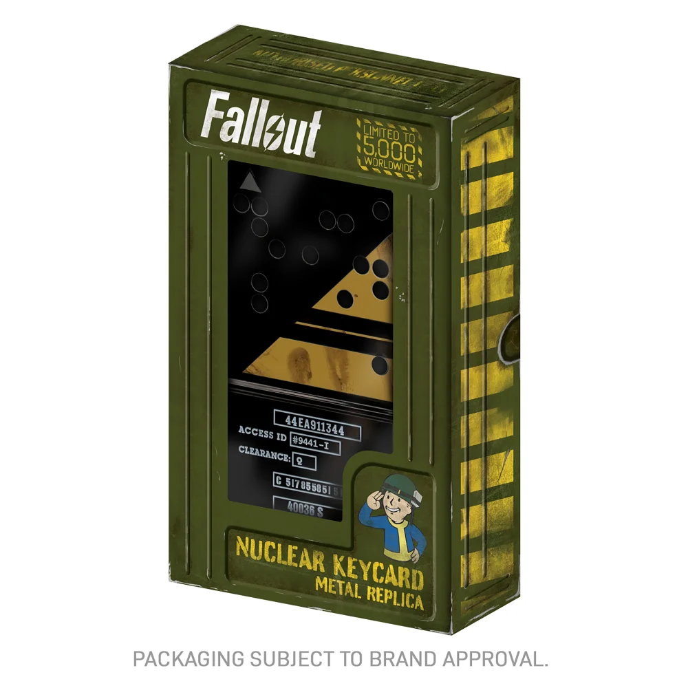 Fallout Limited Edition Nuclear Keycard Replica by Fanattik Afbeelding 1