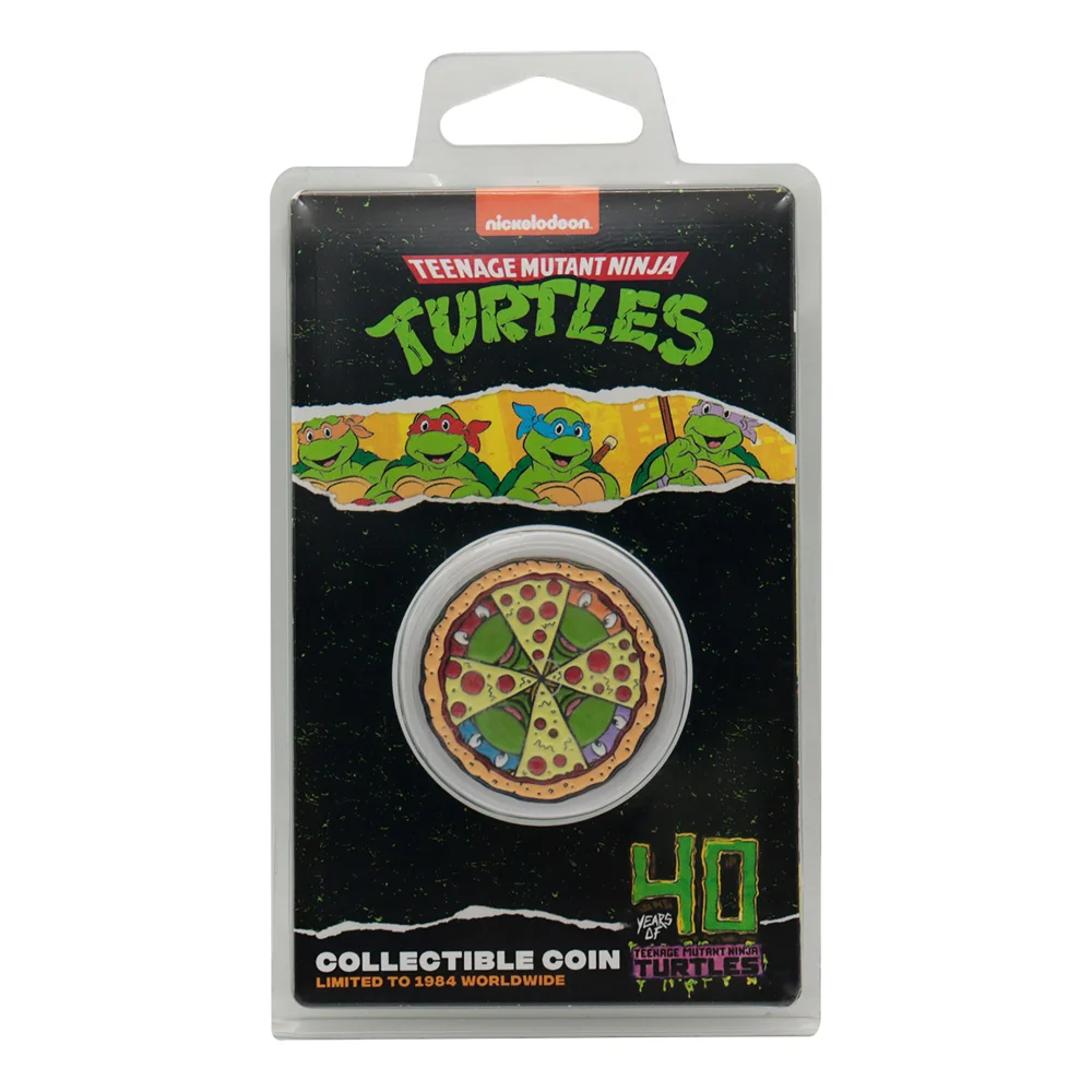 Teenage Mutant Ninja Turtles Limited Edition 40th Anniversary Collectible Coin by Fanattik Afbeelding 1