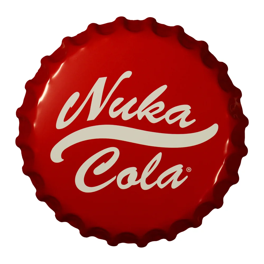Fallout Nuka-Cola Bottle Cap Tin Sign by Fanattik Afbeelding 1