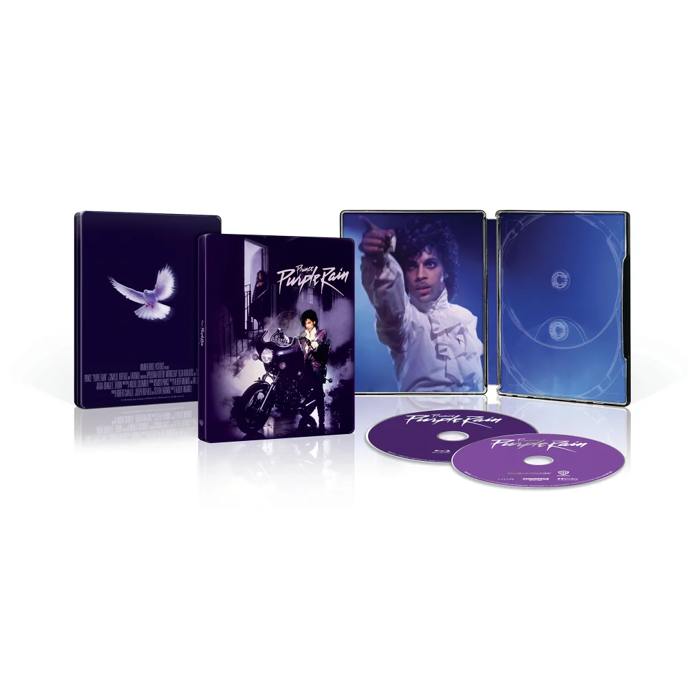 Purple Rain 40th Anniversary 4K Ultra HD Steelbook (Includes Blu-ray) Afbeelding 1