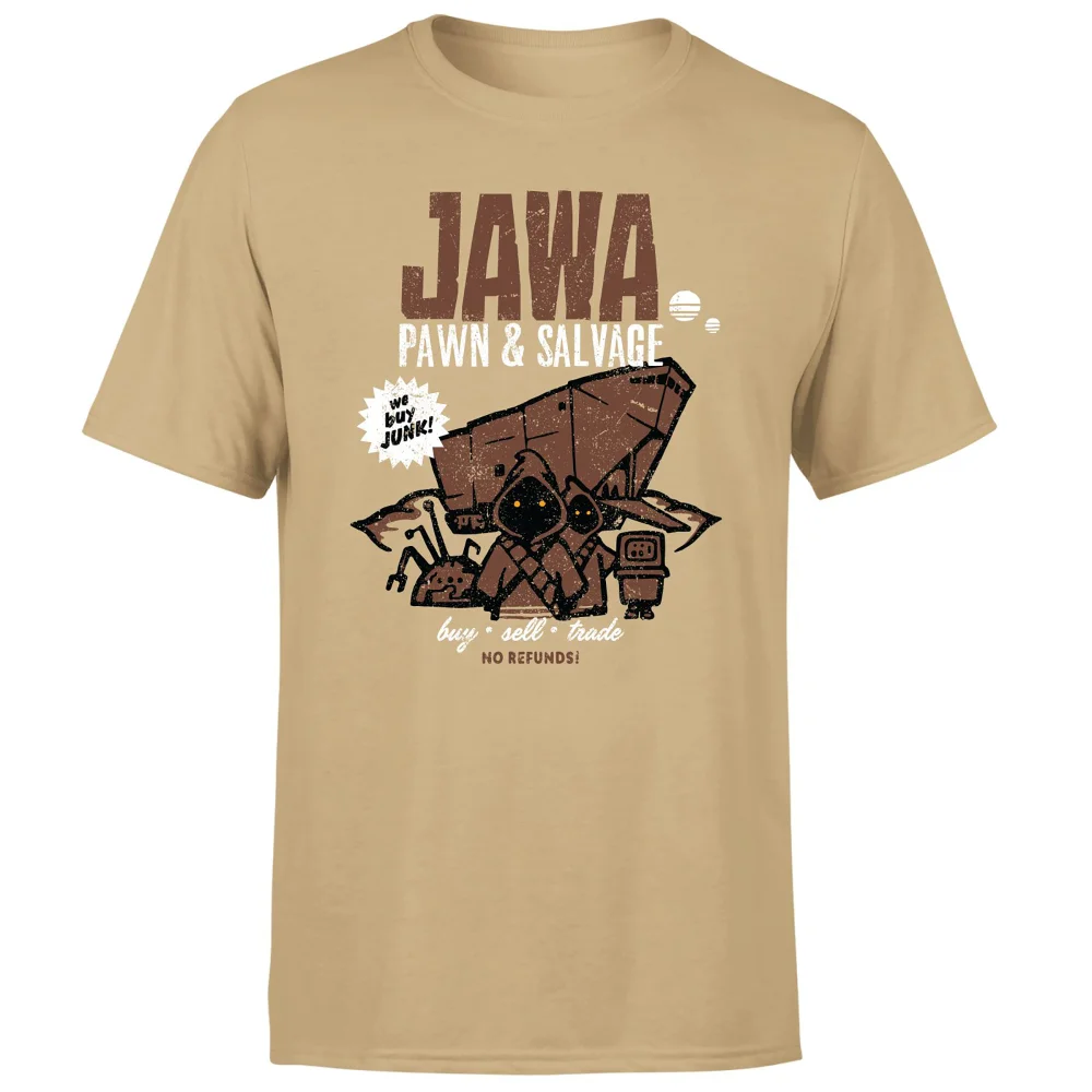 Star Wars Jawa Pawn And Salvage Unisex T-Shirt - Tan - L Afbeelding 1