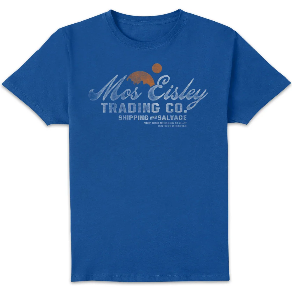 Star Wars Mos Eisley Trading Co Unisex T-Shirt - Blue - S Afbeelding 1