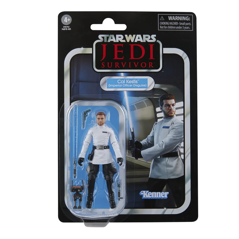 Star Wars The Vintage Collection Cal Kestis (Imperial Officer Disguise), Star Wars Jedi: Survivor Action Figure (3.75”) Afbeelding 1