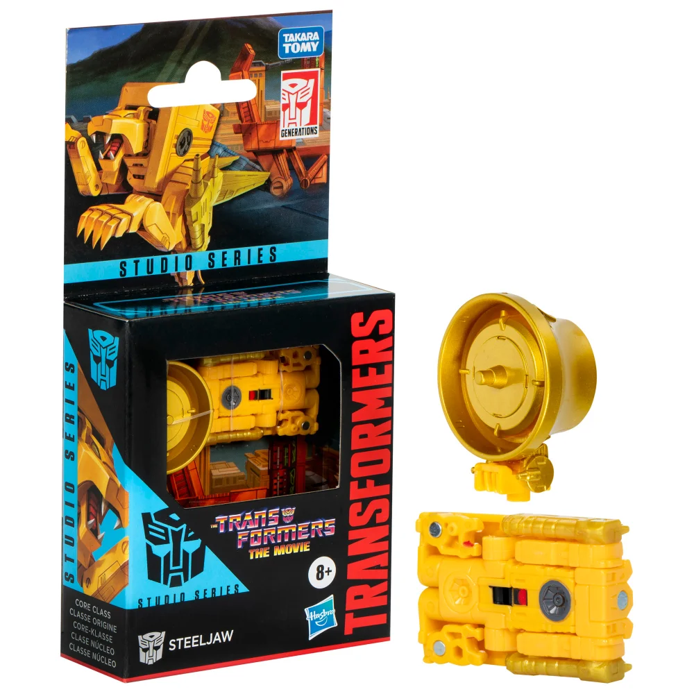 Transformers Studio Series Core The Transformers: The Movie Steeljaw Action Figure Afbeelding 1
