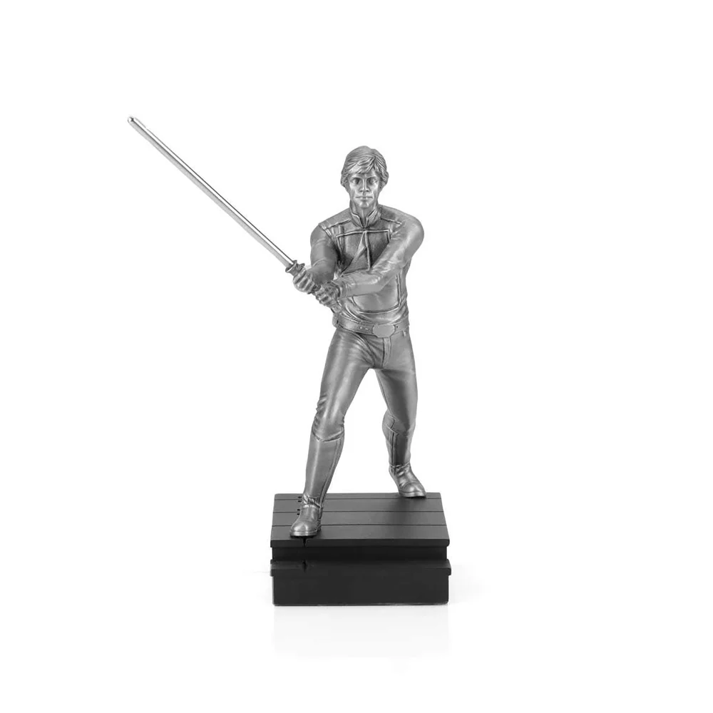 Royal Selangor Star Wars Luke Skywalker Saber Duel Figurine Afbeelding 1