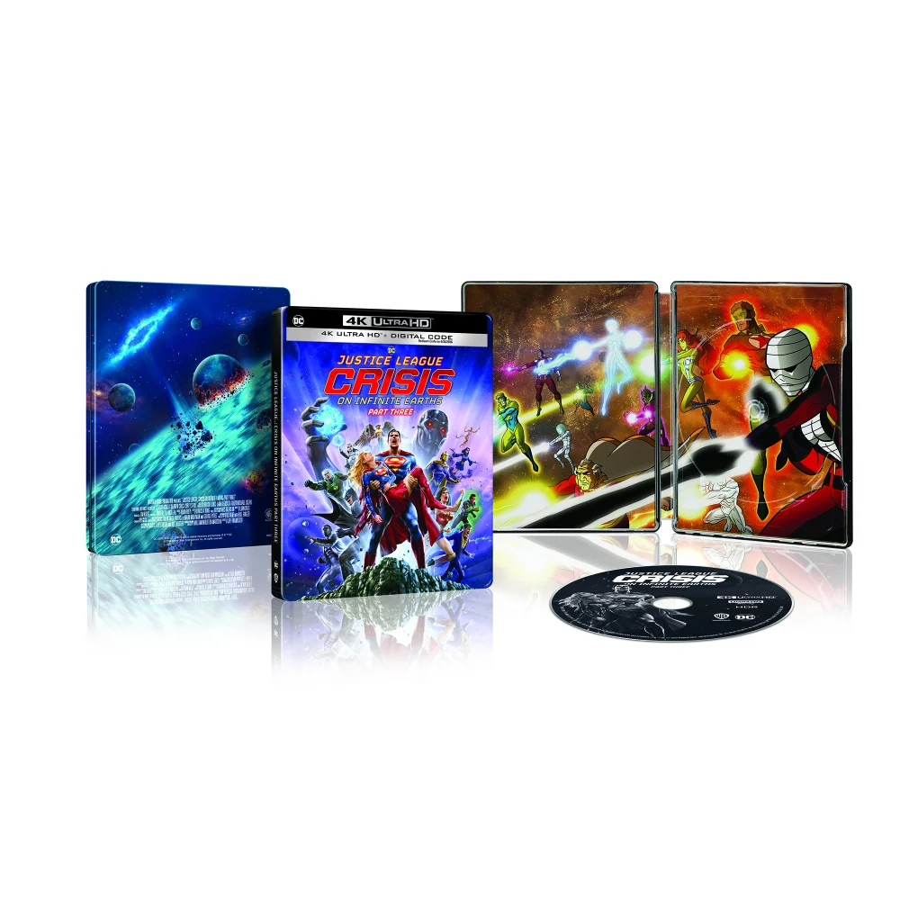 Justice League: Crisis on Infinite Earths Part 3 4K Ultra HD SteelBook (includes Blu-ray) Afbeelding 1