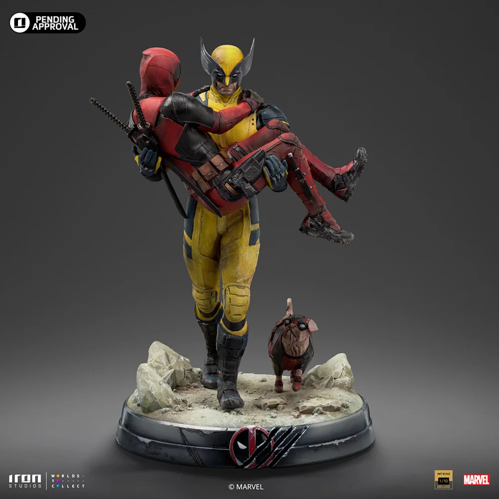 Iron Studios Deadpool and Wolverine Movie - Deluxe Art Scale 1/10 Statue Afbeelding 1