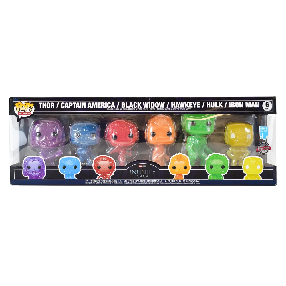 Funko POP Artist Series Infinity Saga 6PK Avengers w/B - SP Edition Afbeelding 1