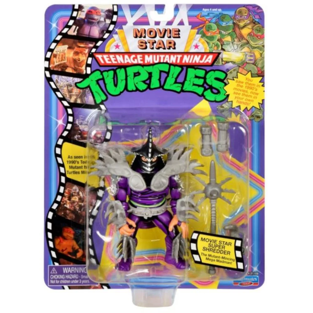 Teenage Mutant Ninja Turtles TMNT: 1991 Movie Star Action Figure: Shredder Afbeelding 1