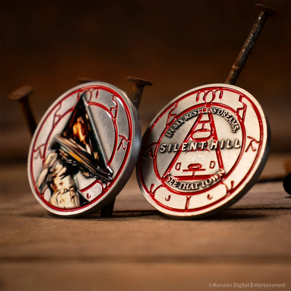 Silent Hill Limited Edition Pyramid Head Coin Afbeelding 1