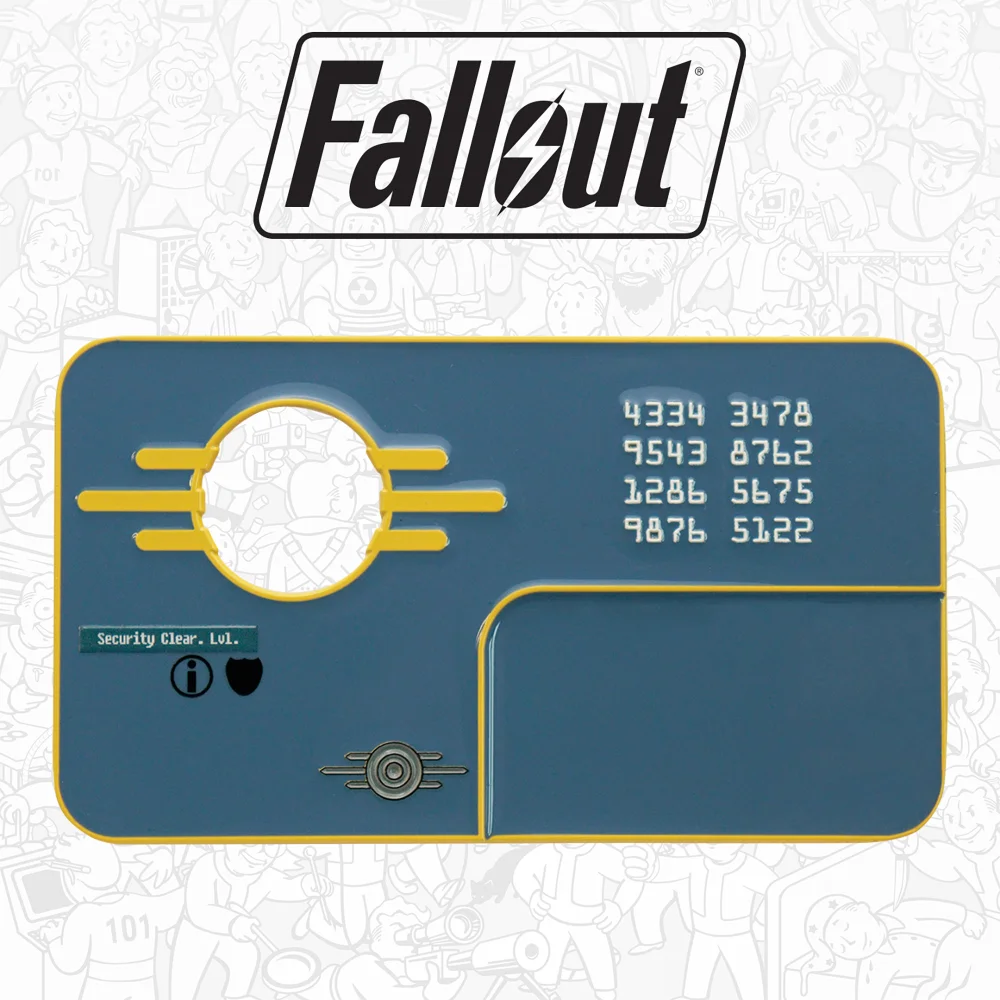 Fallout Vault Security Keycard Replica Afbeelding 1