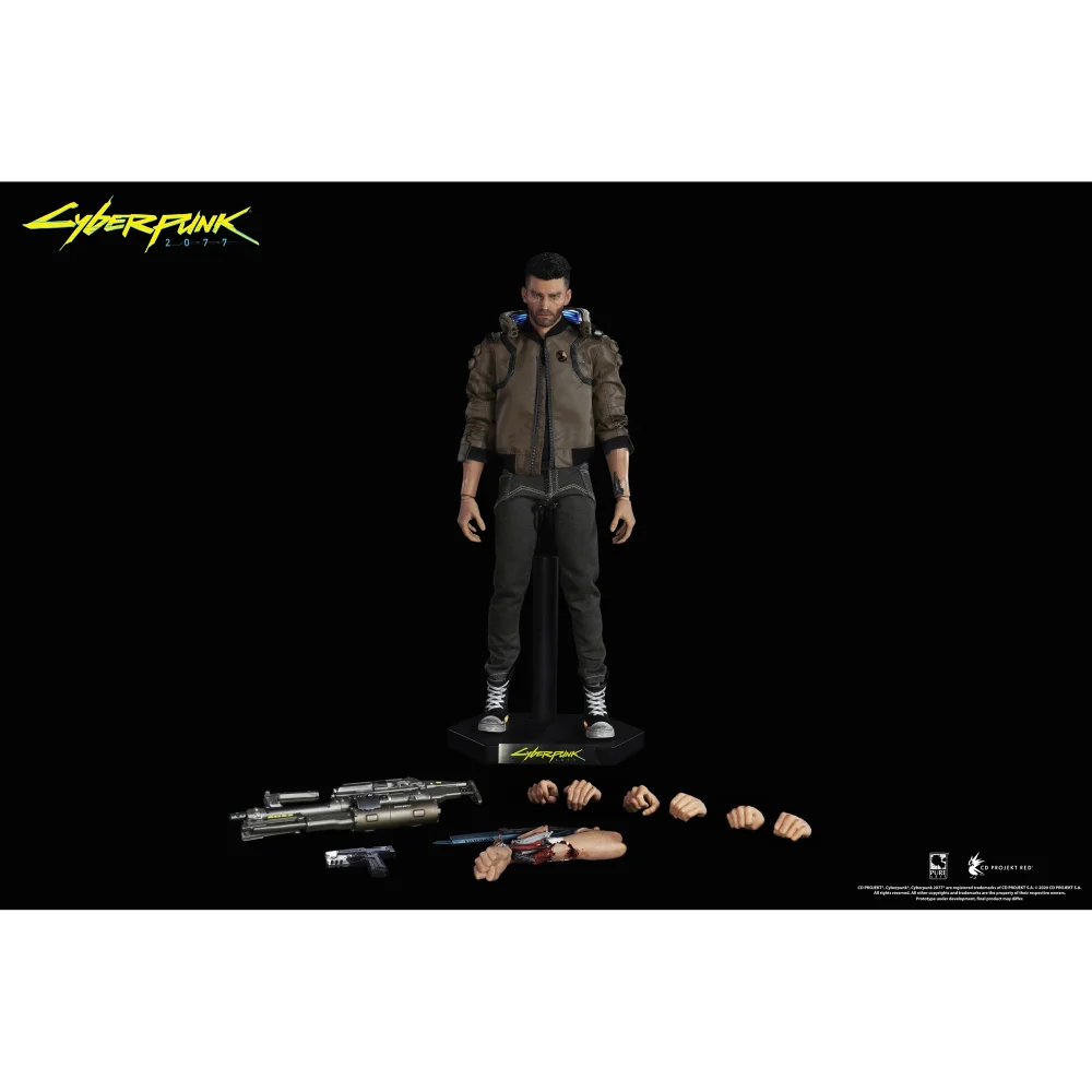 PureArts Cyberpunk 2077 V-Male 1/6 Scale Articulated Figure Afbeelding 1