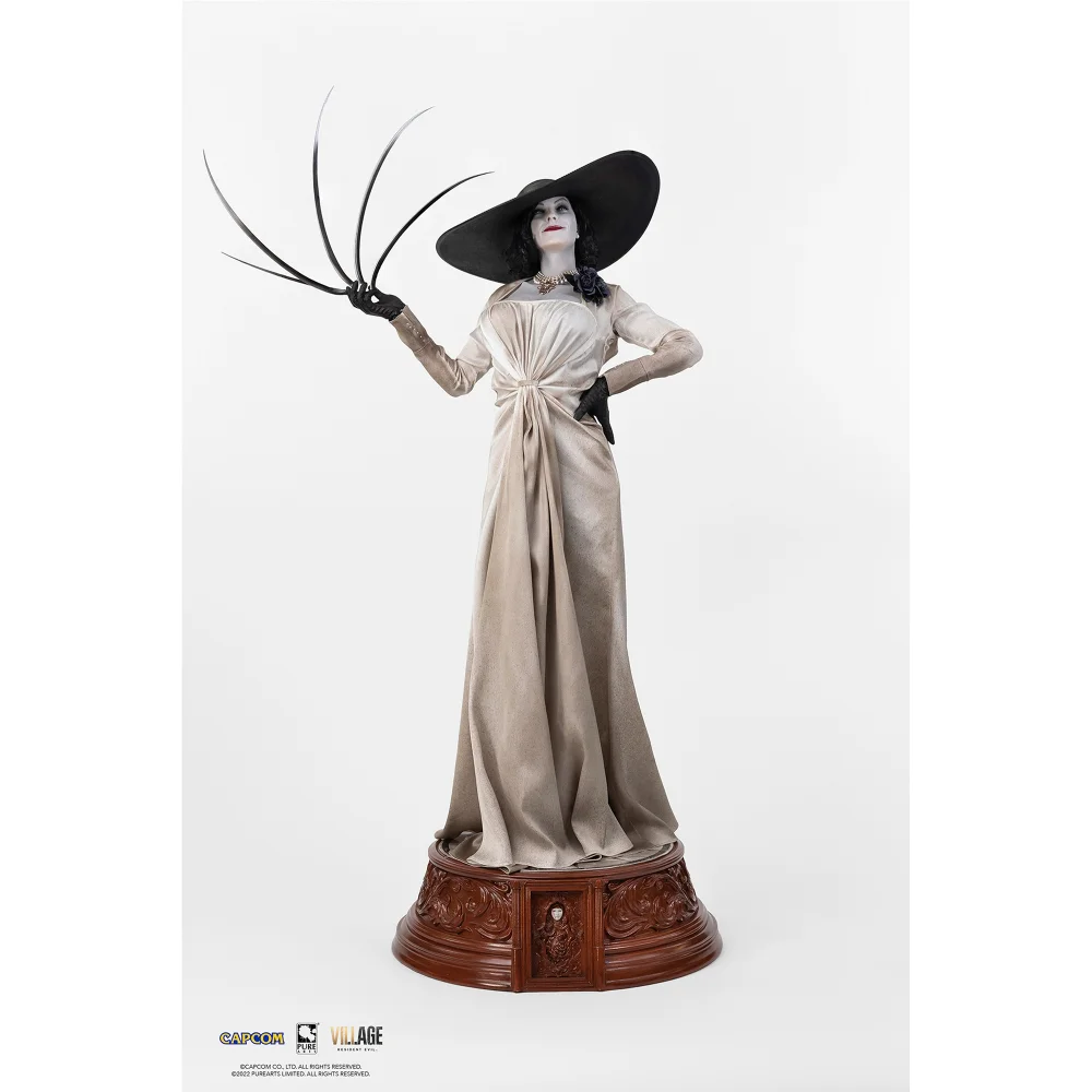 PureArts Resident Evil Village Lady Dimitrescu 1/4 Scale Statue Afbeelding 1