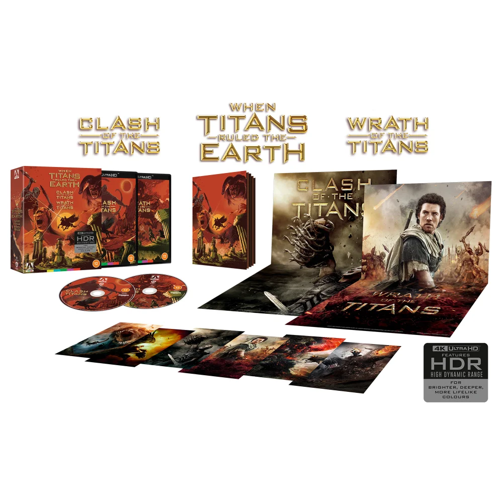 When Titans Ruled The Earth: Clash of the Titans & Wrath of the Titans Limited Edition 4K UHD Afbeelding 1