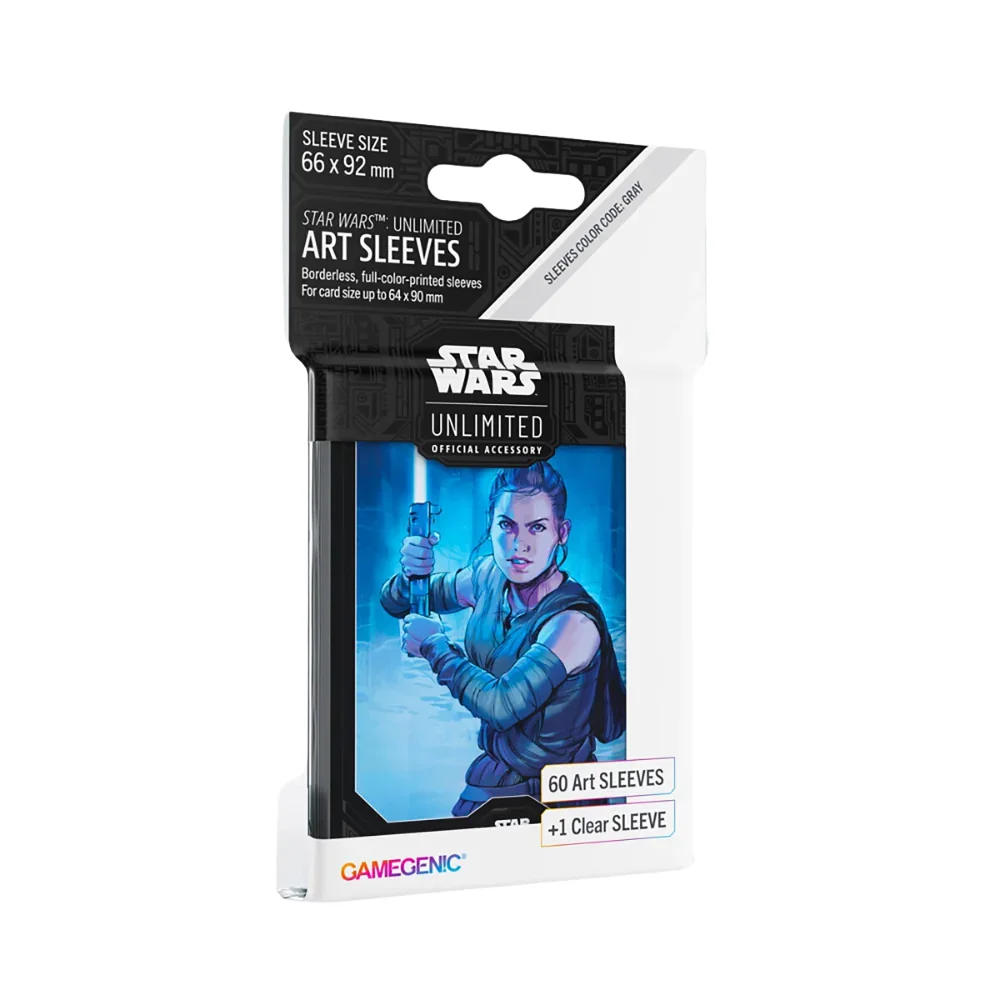 Gamegenic Star Wars: Unlimited Art Sleeves - Rey Afbeelding 1