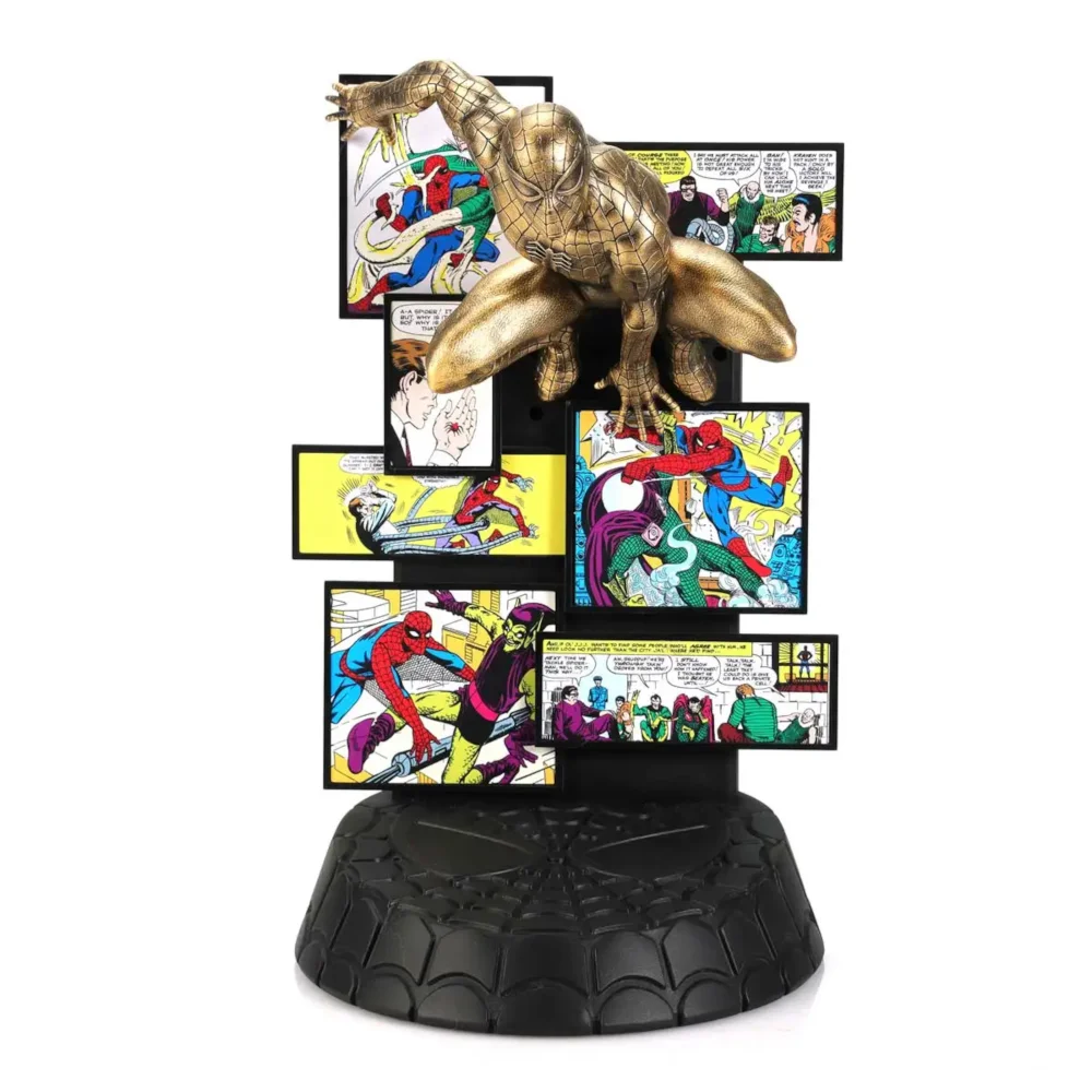 Royal Selangor Marvel Limited Edition Gilt Spider-Man Origins Figurine Afbeelding 1