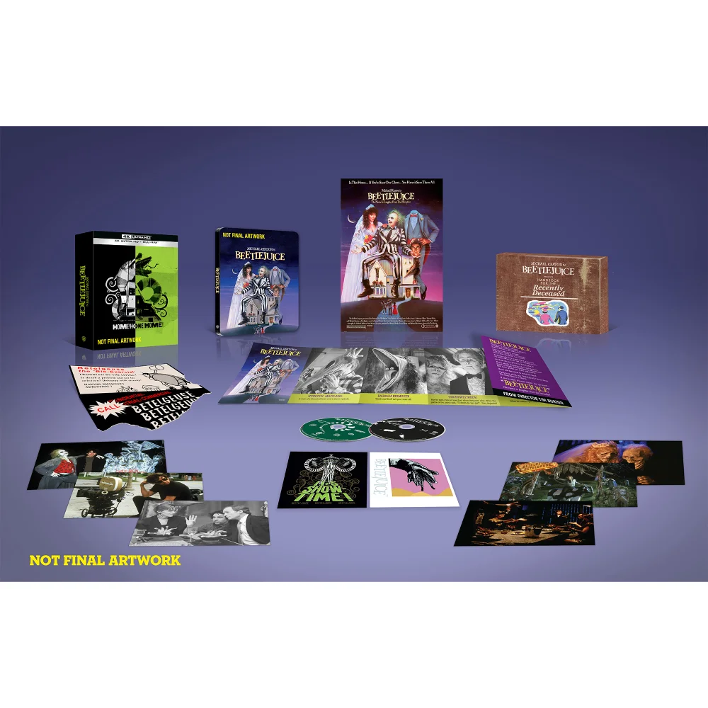 Beetlejuice Zavvi Exclusive Collector's Edition 4K Ultra HD Steelbook Afbeelding 1