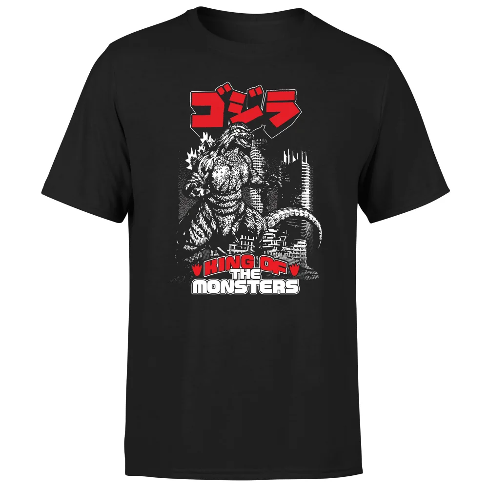 Godzilla Kanji Poster Unisex T-Shirt - Black - 5XL Afbeelding 1