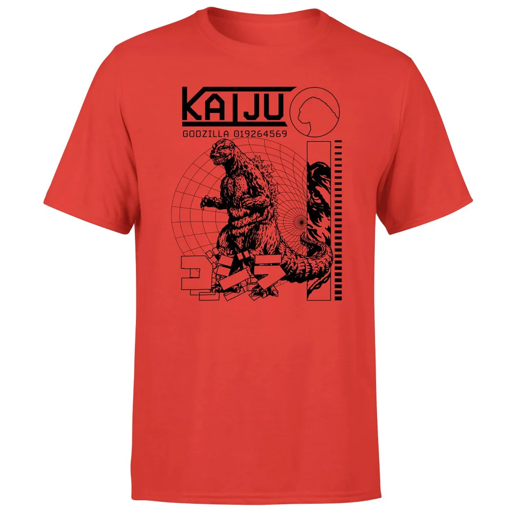 Godzilla Kaiju Unisex T-Shirt - Red - S Afbeelding 1