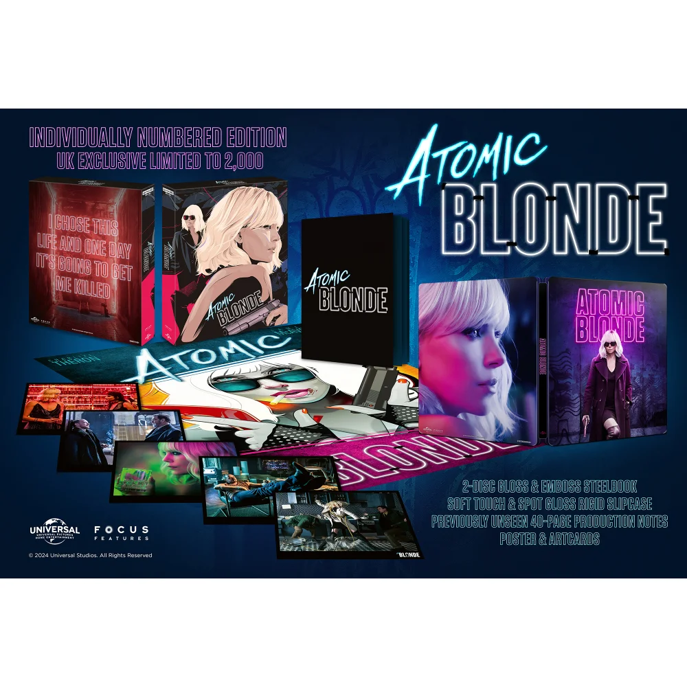 Atomic Blonde Collector's Edition 4K Ultra HD Steelbook Afbeelding 1
