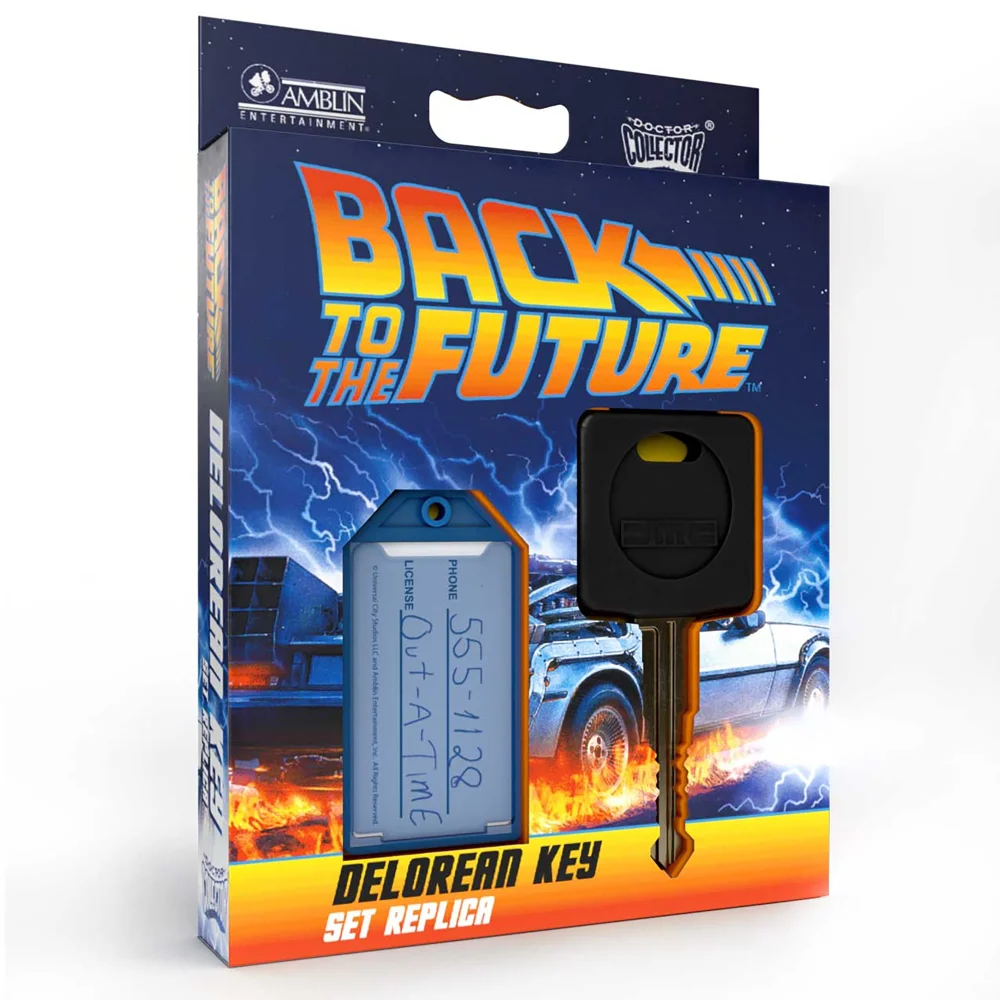 Doctor Collector Back To The Future Delorean Key Replica Afbeelding 1