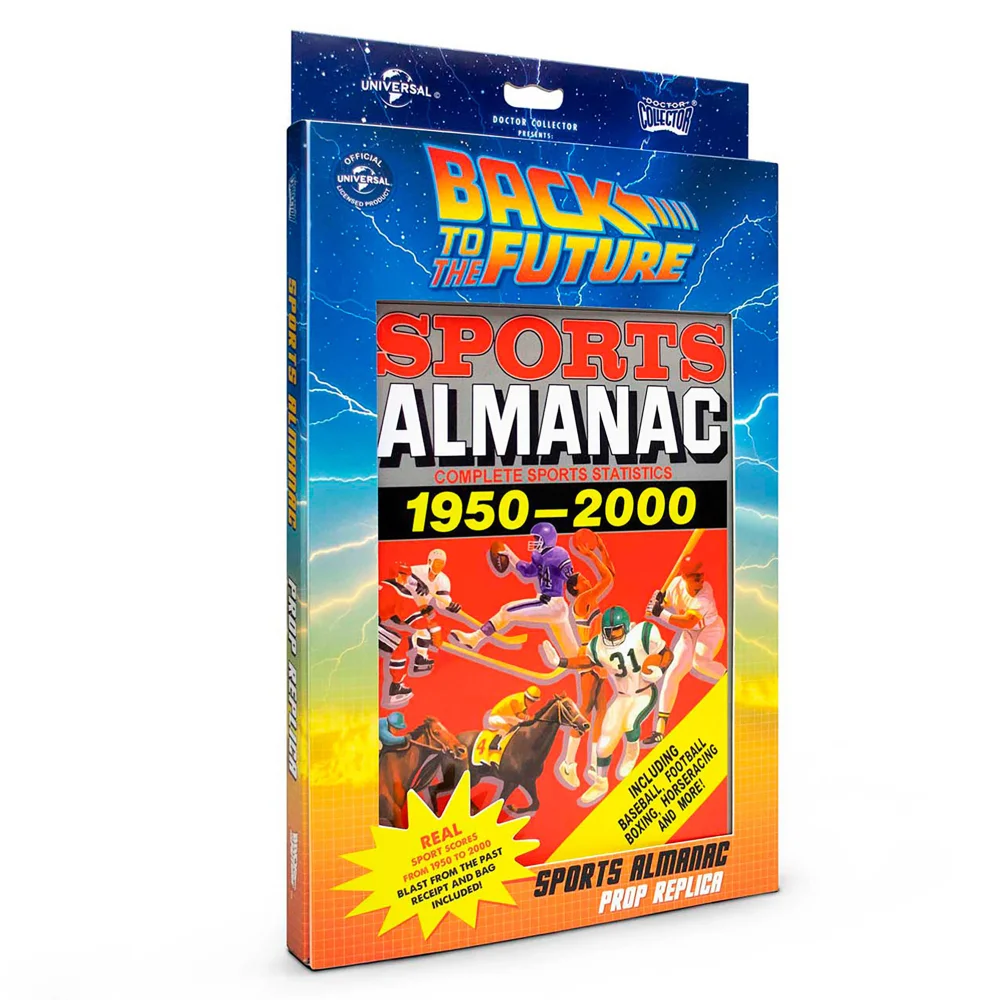 Doctor Collector Back To The Future Grays Sports Almanac Prop Replica Afbeelding 1