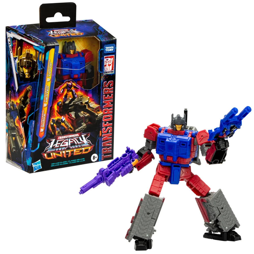 Transformers Legacy United Deluxe Class G1 Universe Quake Action Figure Afbeelding 1