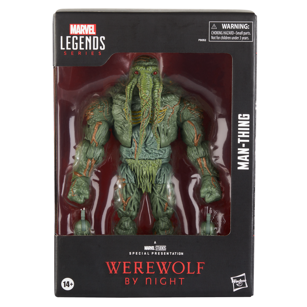 Marvel Legends Series Man-Thing, Marvel Studios’ Werewolf by Night Adult 6 Inch Collectible Action Figure Afbeelding 1