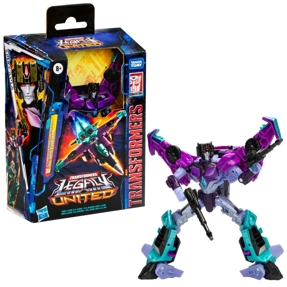 Transformers Legacy United Deluxe Class Cyberverse Universe Slipstream Action Figure Afbeelding 1