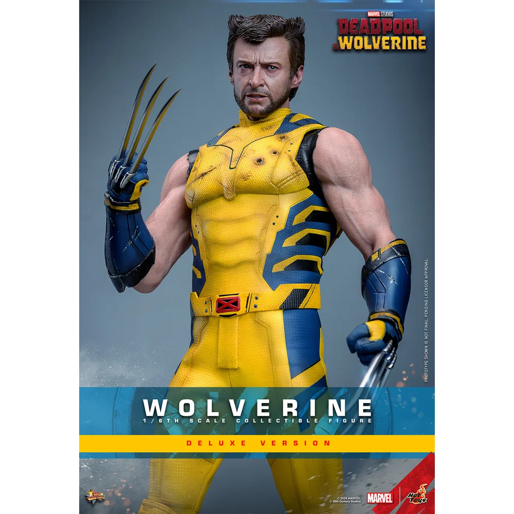 Hot Toys Marvel Deadpool & Wolverine - Deluxe Wolverine 1:6 Scale Action Figure Afbeelding 1