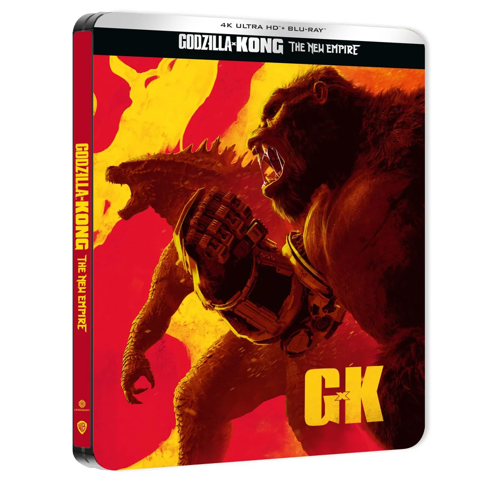Godzilla x Kong: The New Empire Zavvi Exclusive Steelbook (Fight Verison ) 4K Ultra HD Afbeelding 1