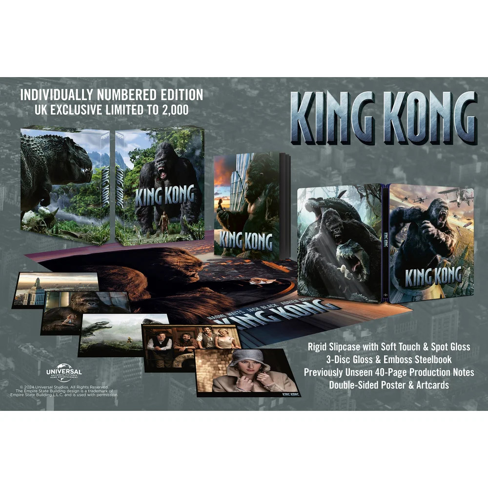 King Kong Collector's Edition 4K Ultra HD Steelbook Afbeelding 1