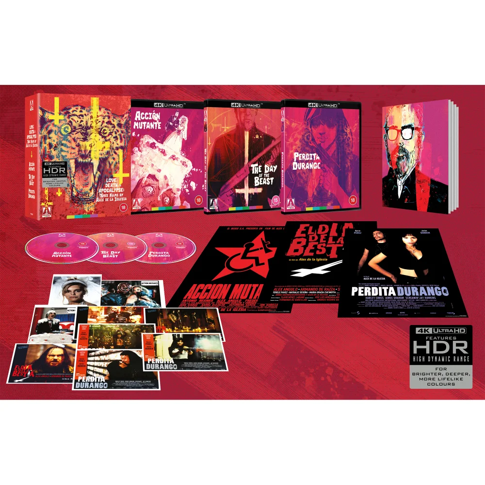 Love, Death & Apocalypse: Three Films by Álex de la Iglesia Limited Edition 4K UHD Afbeelding 1