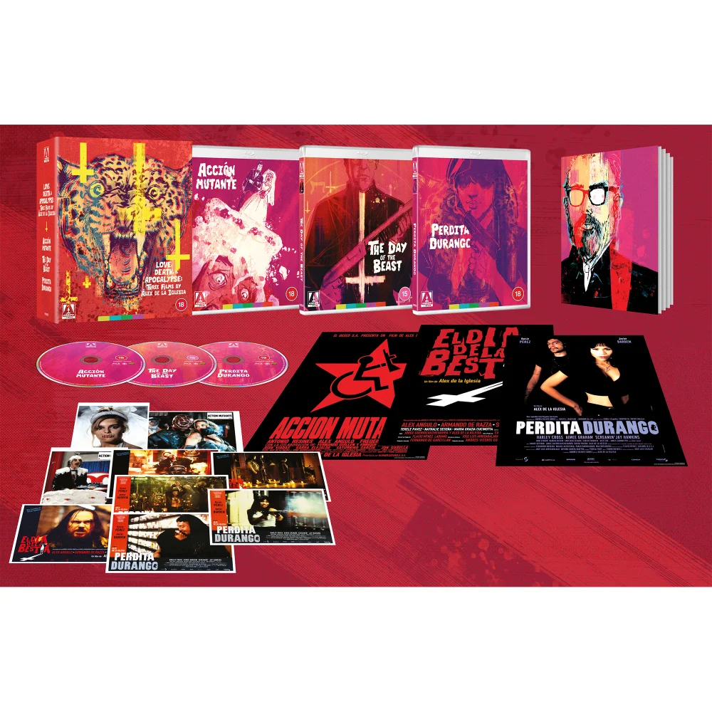 Love, Death & Apocalypse: Three Films by Álex de la Iglesia Limited Edition Blu-ray Afbeelding 1
