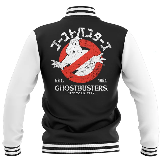 Ghostbusters EST. 1984 Varsity Jacket - Black/White