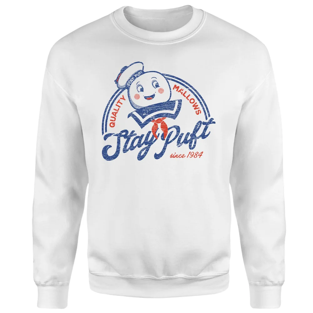 Ghostbusters Stay Puft Sweatshirt - White - XS Afbeelding 1