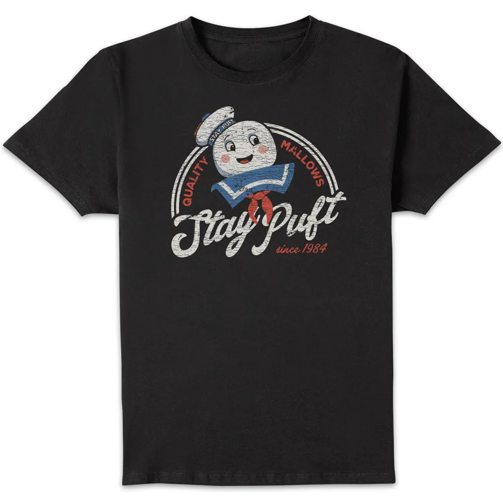 Ghostbusters Stay Puft Unisex T-Shirt - Black - S Afbeelding 1