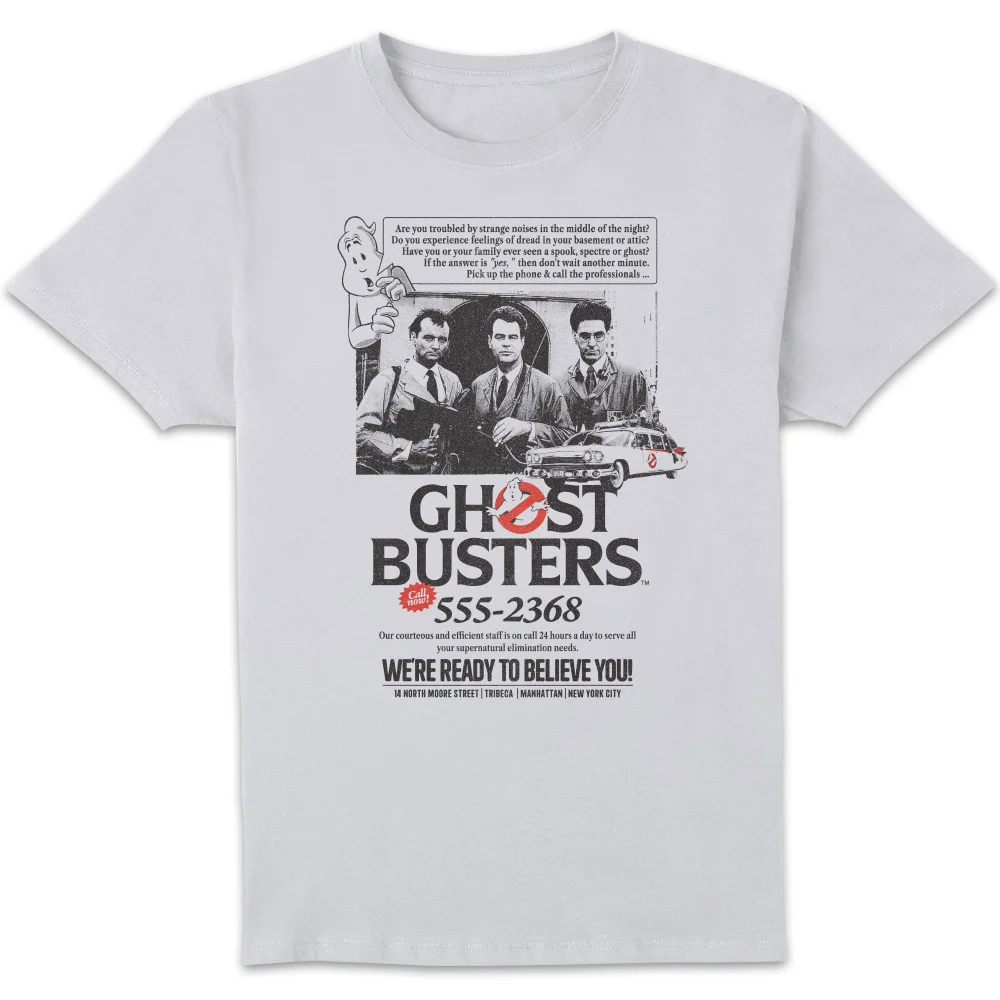 Ghostbusters Vintage Advert Unisex T-Shirt - White - S Afbeelding 1