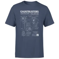 Ghostbusters PKE Schematic Unisex T-Shirt - Navy - undefined undefined