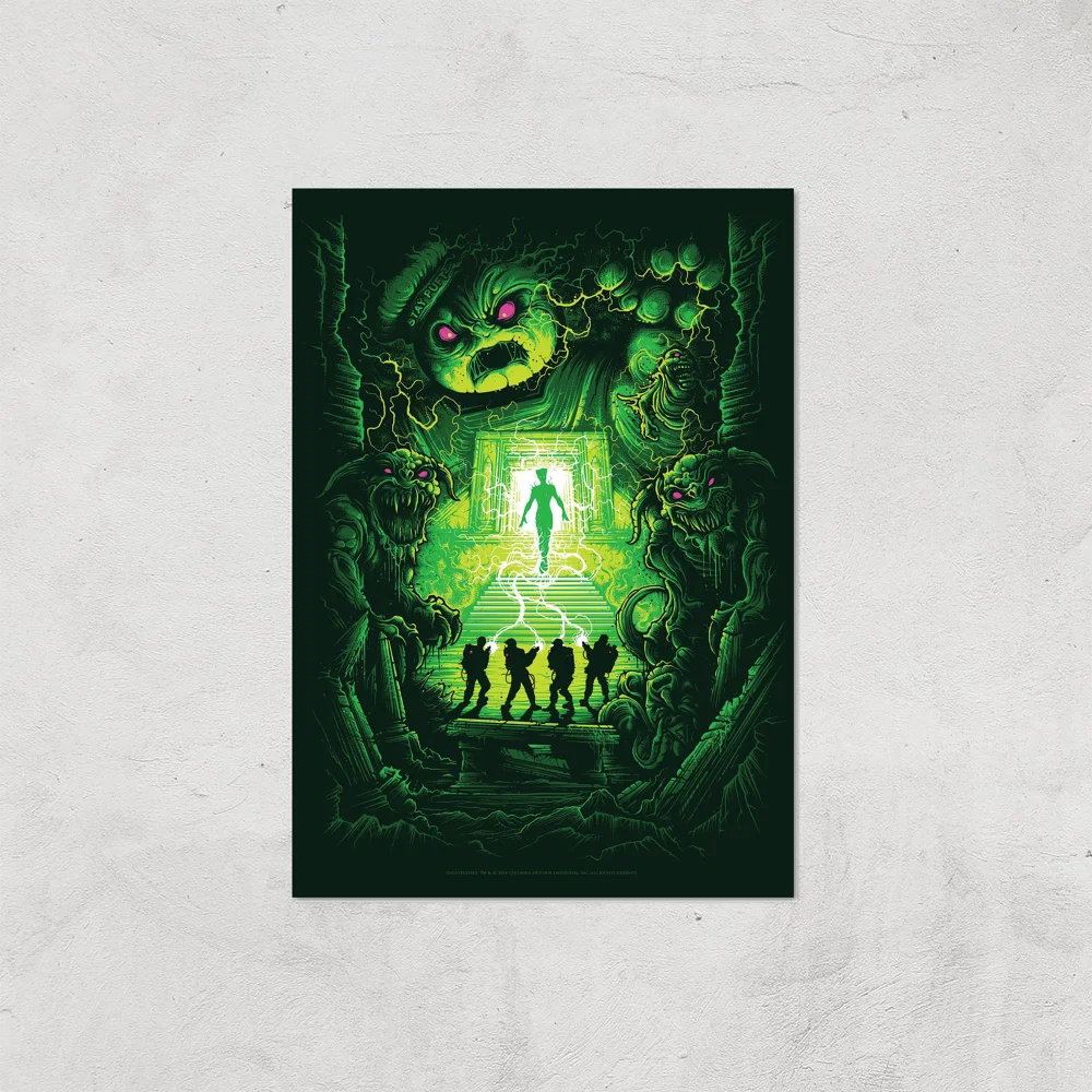 Ghostbusters Dan Mumford Giclee Art Print - A4 - Print Only Afbeelding 1