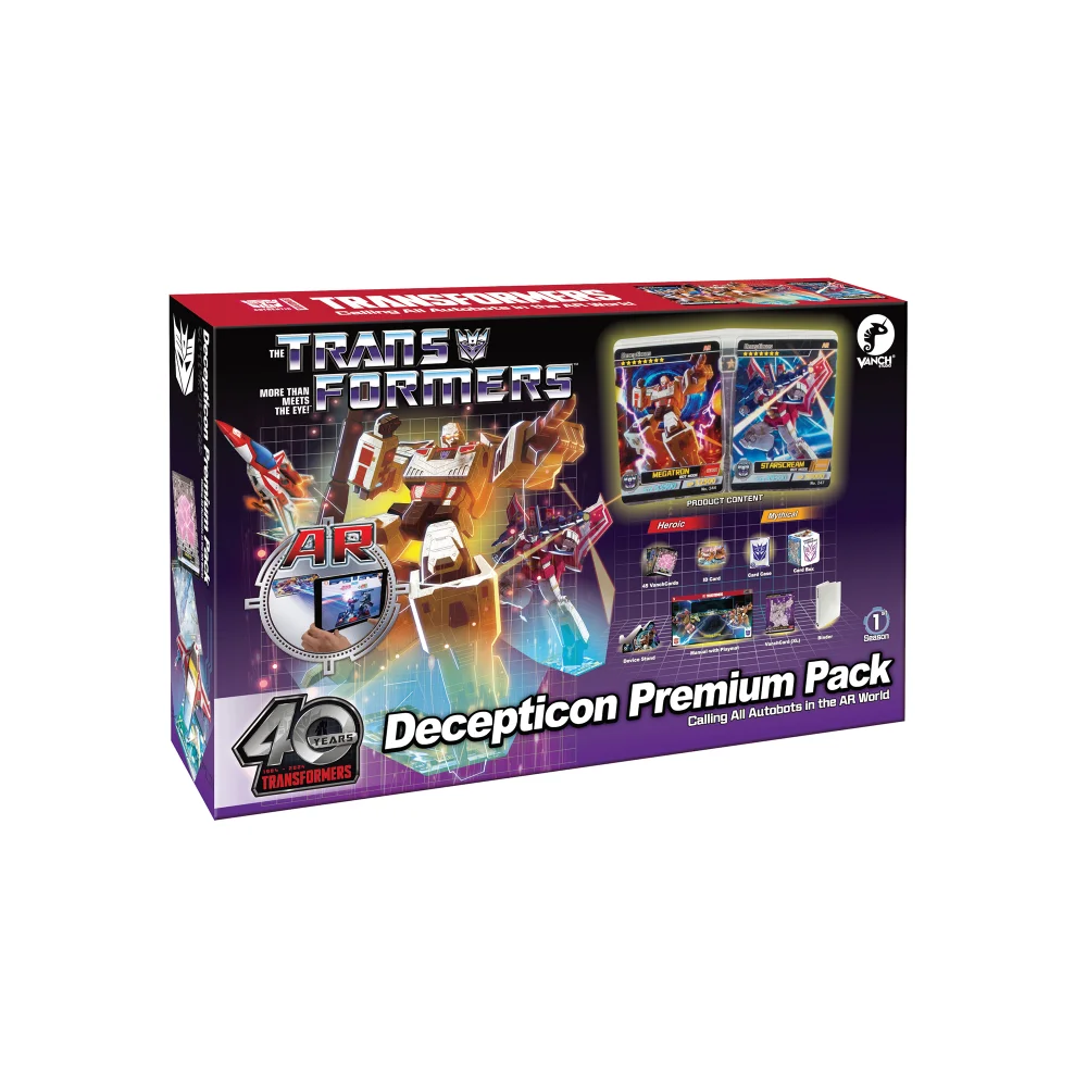 VanchCard Transformers Season 1 AR Trading Cards Decepticon Box Afbeelding 1