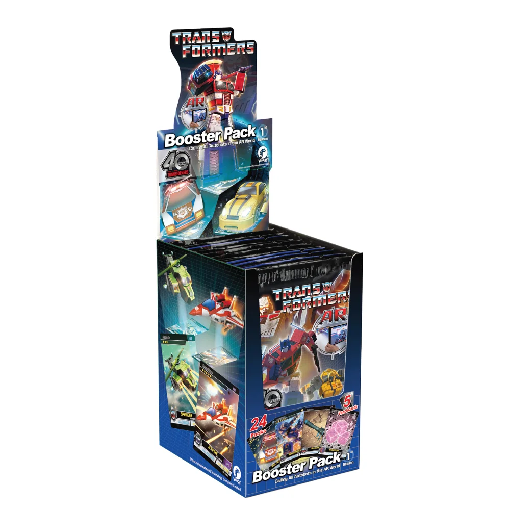 VanchCard Transformers Season 1 AR Trading Cards Booster Pack CDU (24 packs) Afbeelding 1