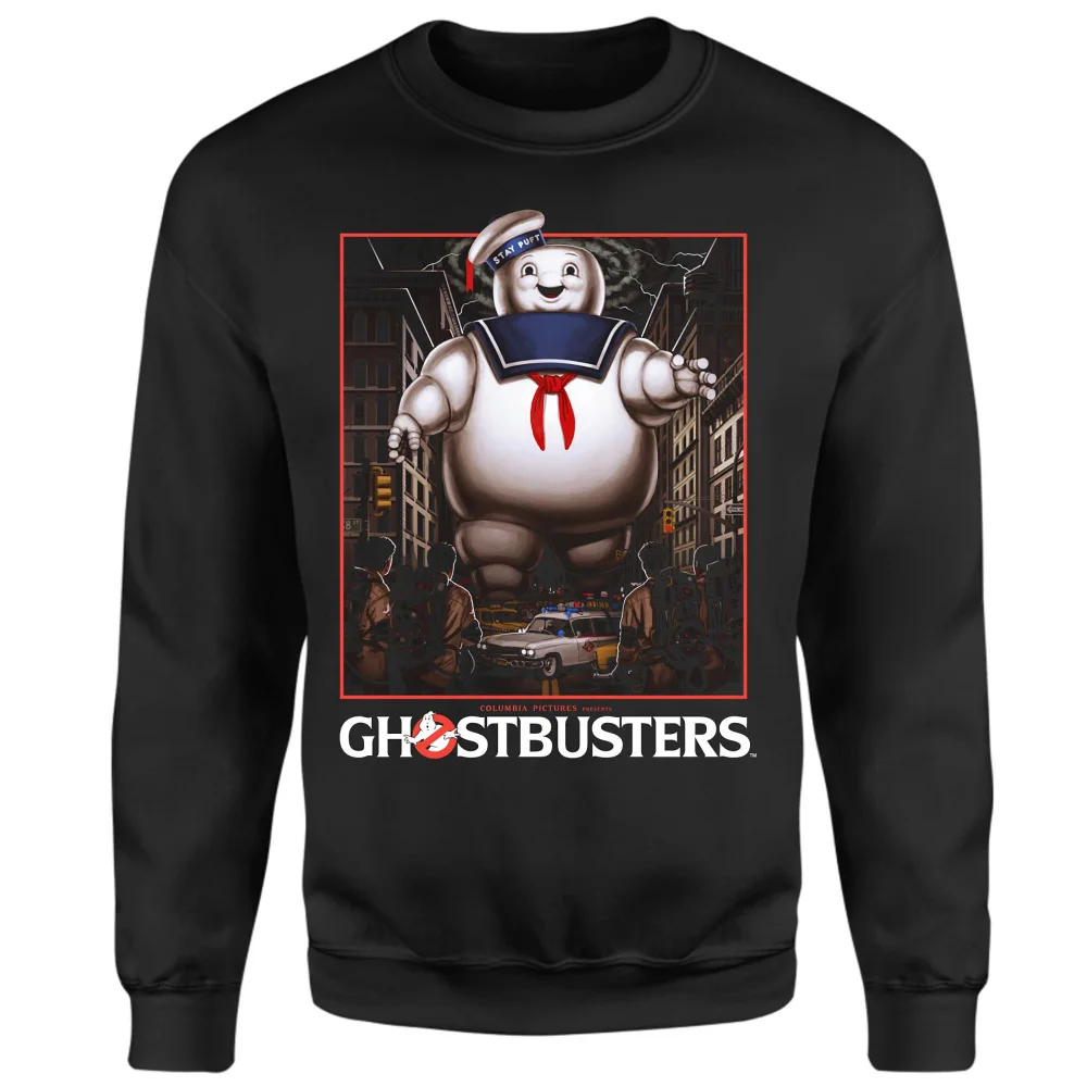 Ghostbusters Marshmallow Man Sweatshirt - Black - L - Zwart Afbeelding 1