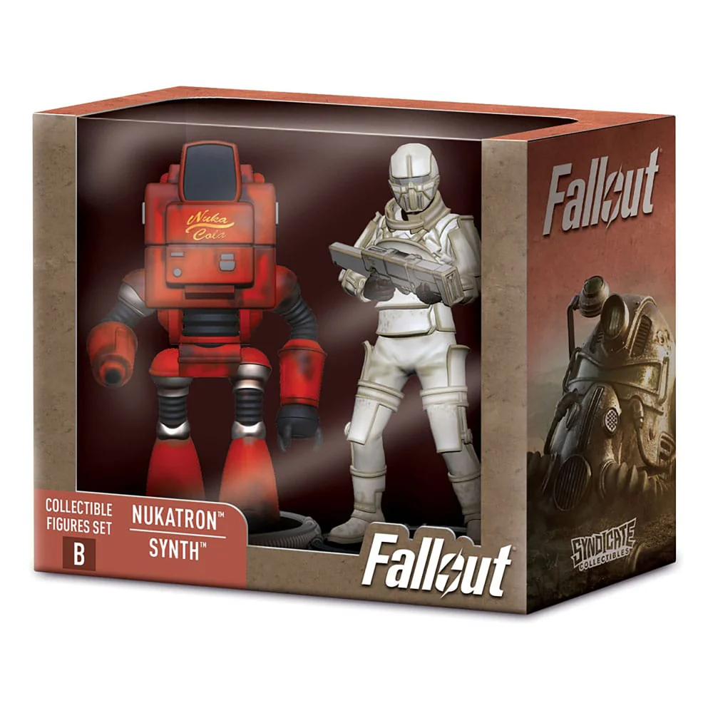 Fallout Mini Figures 2-Pack Set B Nukatron & Synth 7 cm Afbeelding 1