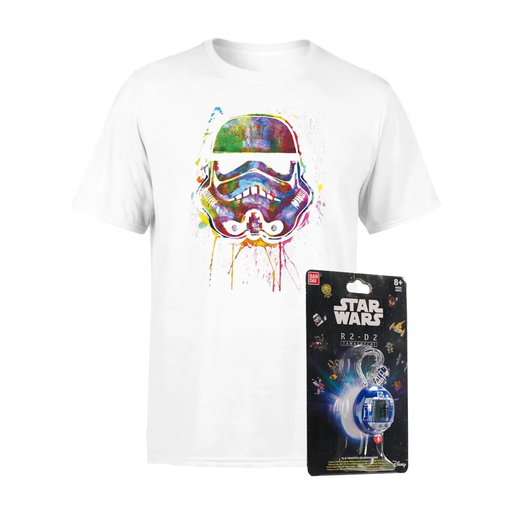 Star Wars R2-D2 Tamagotchi & T-Shirt Bundle - S Afbeelding 1