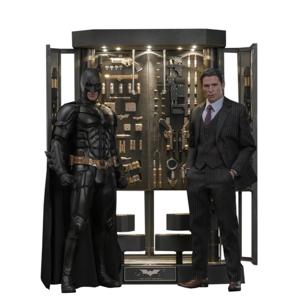 Hot Toys 1:6 Scale DC Comics Batman Armory with Bruce Wayne (2.0) Set Afbeelding 1